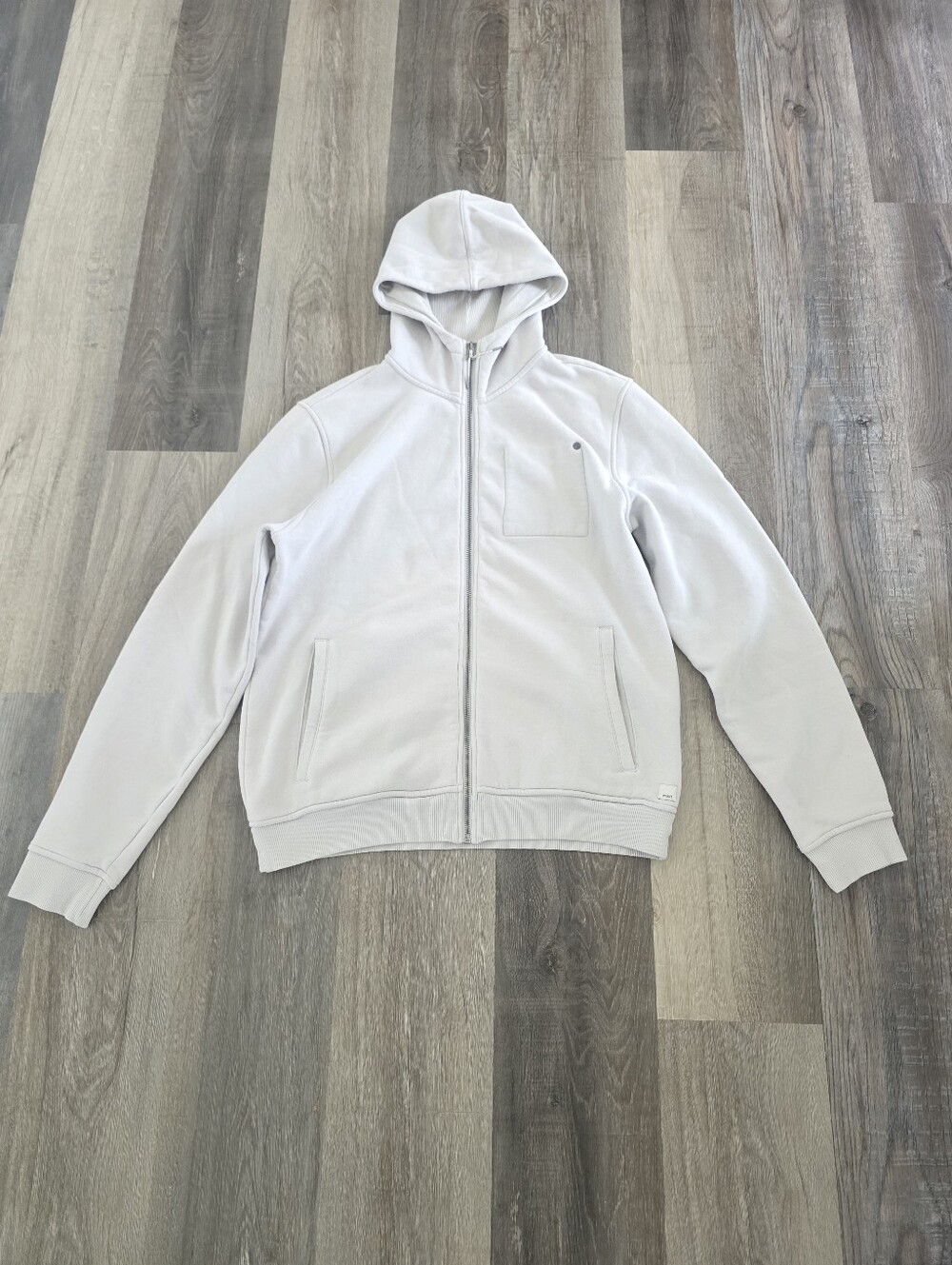 Vuori Men's Beige Hoodie Size M